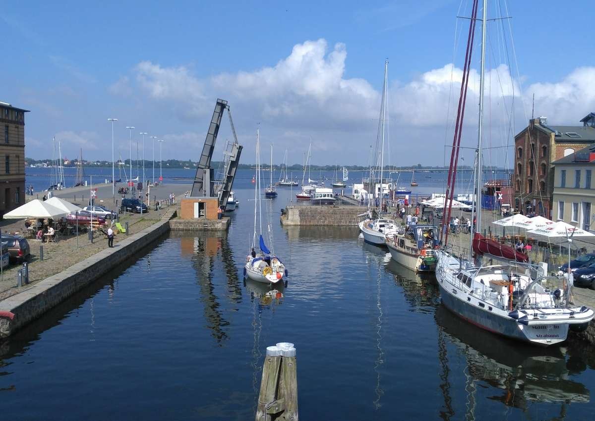 Stralsund Querkanal - Marina near Stralsund (Altstadt)